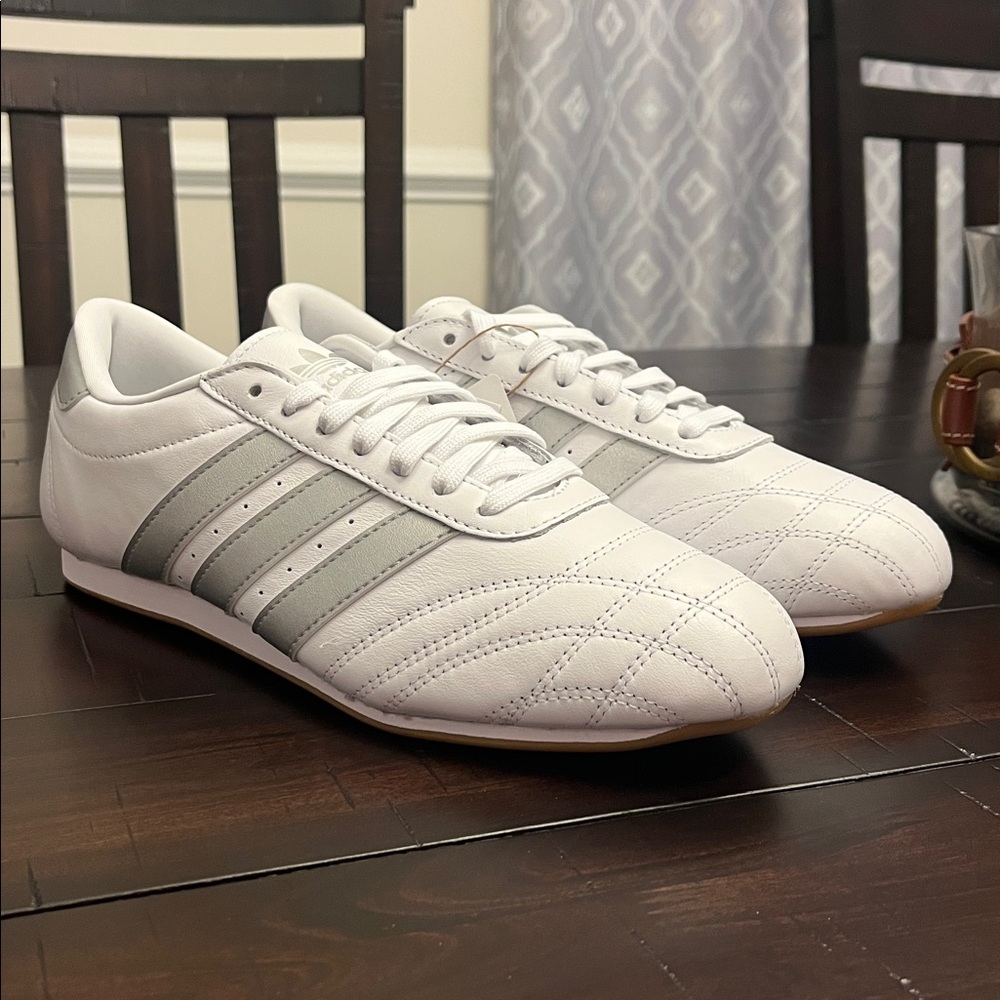 Adidas Taekwondo Lace Shoes Sneakers new JS1192 white silver Women’s Sizes